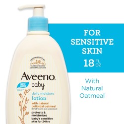 Aveeno Baby Daily Moisture Moisturizing Lotion for Delicate Skin 18 fl. oz