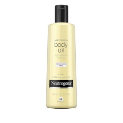 Neutrogena Fragrance-Free Body Oil Light Sesame Formula, Dry Skin Moisturizer & Hydrating Body Massage Oil