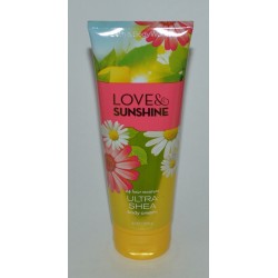 NEW BATH & BODY WORKS LOVE & SUNSHINE ULTRA SHEA CREAM HAND LOTION 8OZ LARGE
