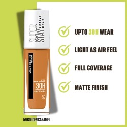 Maybelline SuperStay 30H Active Wear Foundation- 59 Golden Caramel