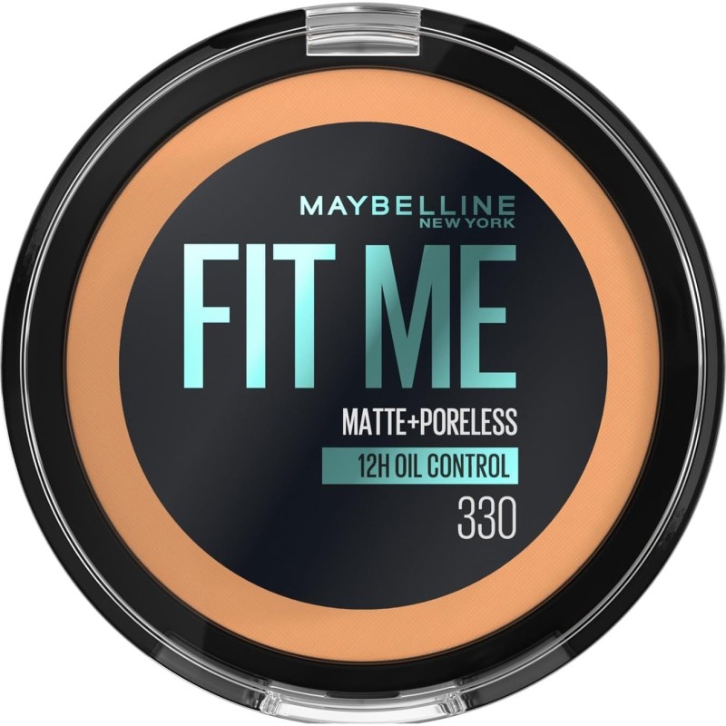 Maybelline New York Fit Me Matte & Poreless Powder, 330 Toffee, 12 gm