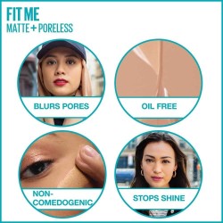 Maybelline Fit Me Matte & Poreless Foundation 342 Warm H