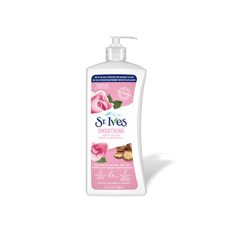 St.Ives Smoothing Rose & Argan Oil Body Lotion 621ml St.Ives Smoothing Rose & Argan Oil Body Lotion 621ml