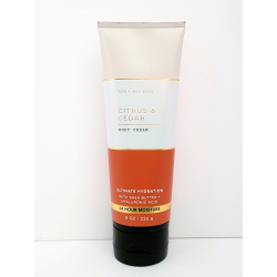 Bath & Body Works Citrus & Cedar Men's Collection Body Cream for Men 8 oz New