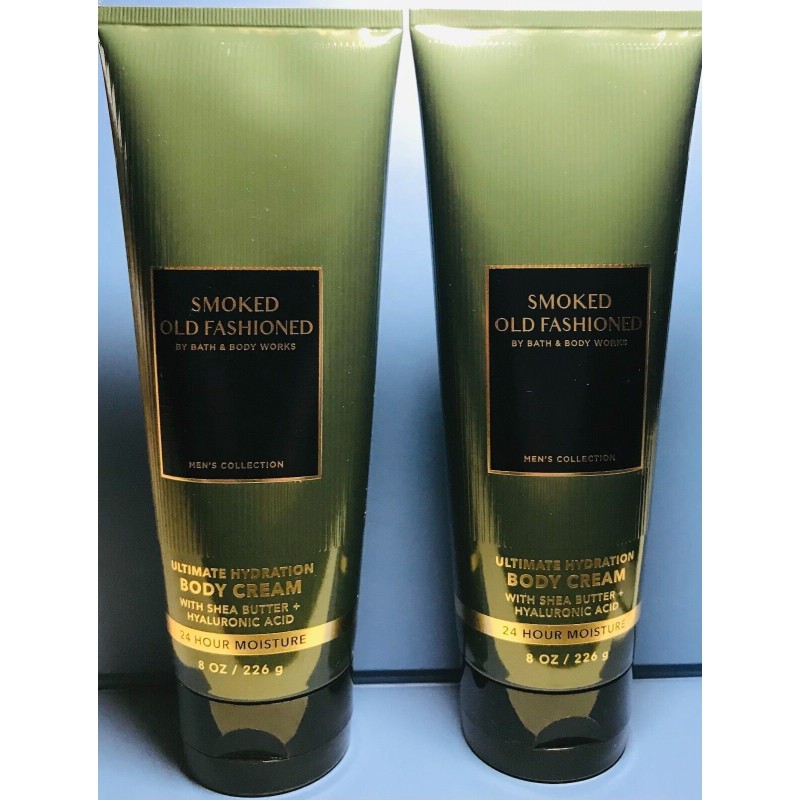 *NEW* MEN'S ~ SMOKED OLD FASHIONED ~ 2PK BODY CREAM ~ Bath & Body Works *NEW* MEN'S ~ SMOKED OLD FASHIONED ~ 2PK BODY CREAM ~ Bath & Body Works