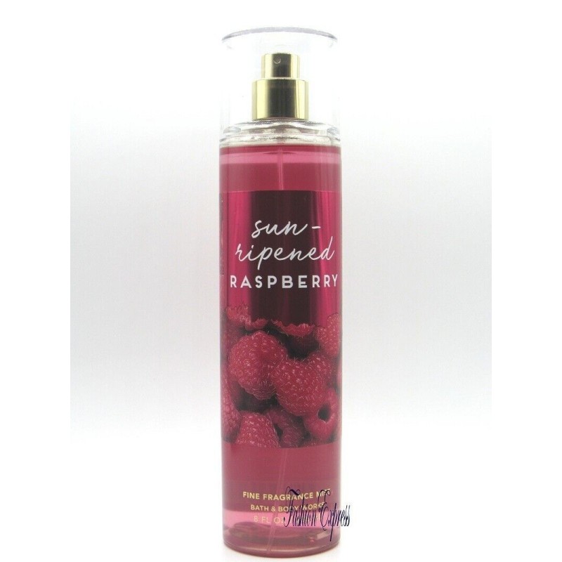 BATH & BODY WORKS SUN-RIPENED RASPBERRY FRAGRANCE BODY MIST SPRAY 8 FL OZ BATH & BODY WORKS SUN-RIPENED RASPBERRY FRAGRANCE BODY MIST SPRAY 8 FL OZ
