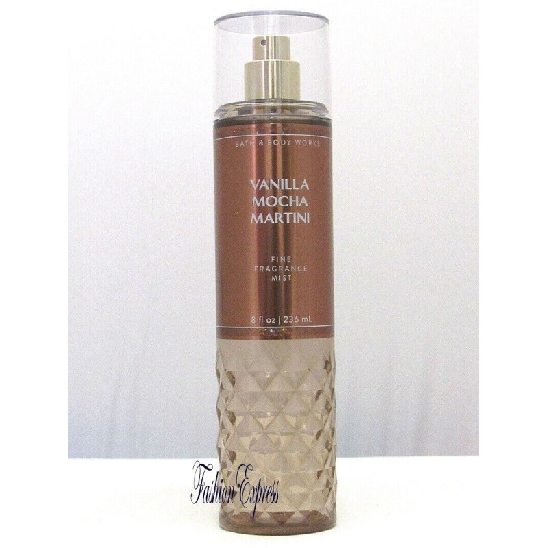 BATH & BODY WORKS VANILLA MOCHA MARTINI FRAGRANCE BODY MIST SPRAY 8 FL OZ BATH & BODY WORKS VANILLA MOCHA MARTINI FRAGRANCE BODY MIST SPRAY 8 FL OZ