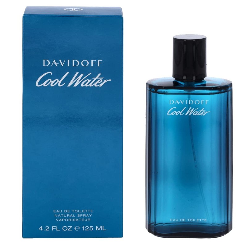 Água fria por Davidoff, Eau De Toilette Spray de 4,5 oz para homens Água fria por Davidoff, Eau De Toilette Spray de 4,5 oz para homens