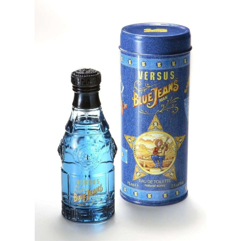 Versace Blue Jeans Cologne 2.5 Oz Eau De Toilette Spray For Men Versace Blue Jeans Cologne 2.5 Oz Eau De Toilette Spray For Men