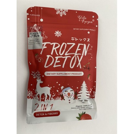 Frozen Detox 60 capsules Cleanse Fat Burn Diet 100% Organic