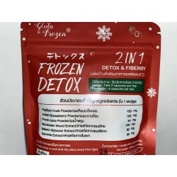 Frozen Detox 60 capsules Cleanse Fat Burn Diet 100% Organic