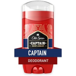 Old Spice Red Collection Captain Scent Deodorant for Men, 3.0 Oz.