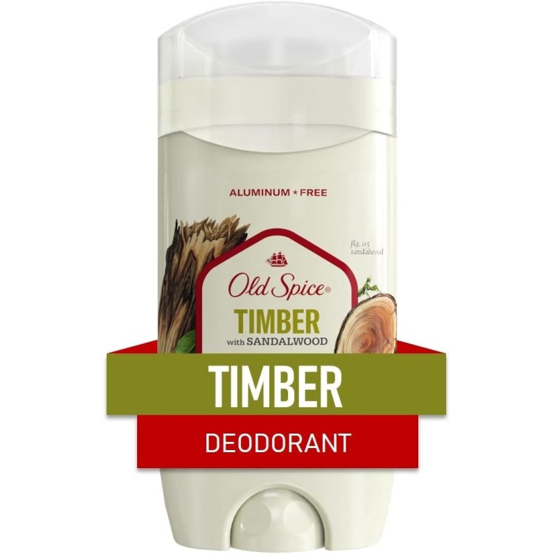 Old Spice Fresher Collection Invisible Solid Men's Deodorant, Timber, 3 Ounce