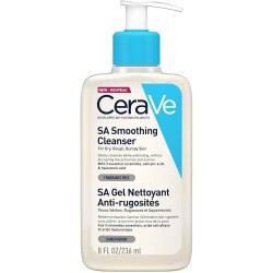 CeraVe SA Smoothing Cleanser | 236ml/8oz | Face and Body Wash with Salicylic Acid