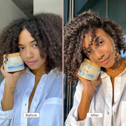 Mizani Moisture Fusion Intense Moisturizing Mask | Restores Hydration in Dry Curls & Coils| 16.9 Fl Oz