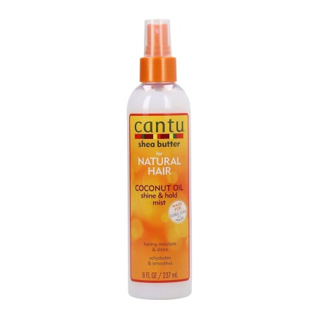 Cantu Shea Butter Coconut Oil Shine and Hold Mist, 8 Fluid Ounce
