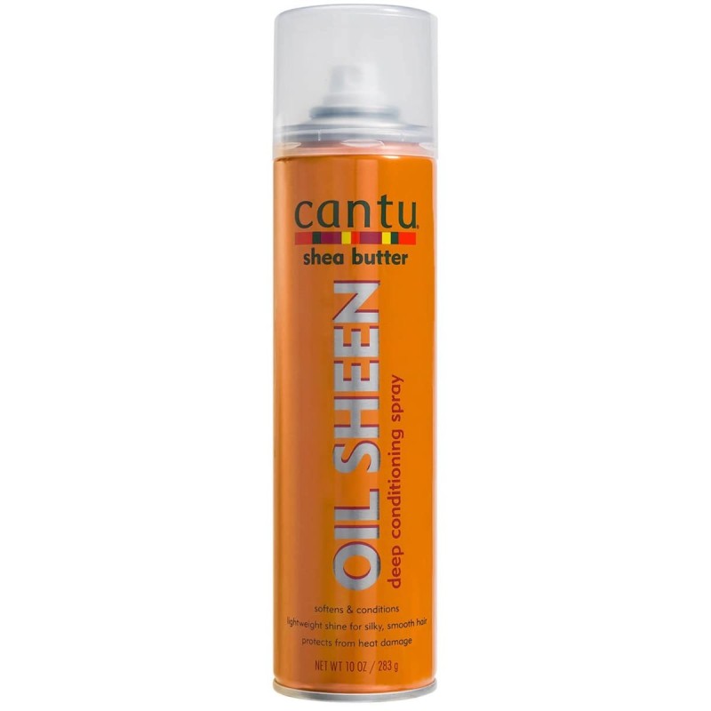 Cantu Oil Sheen Deep Conditioning Spray with Shea Butter, 10 Ounce