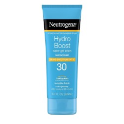 Neutrogena Hydro Boost Water Gel Sunscreen Lotion with Broad Spectrum SPF 30, 3 fl. Oz