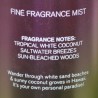 BATH & BODY WORKS WAIKIKI BEACH COCONUT FINE FRAGRANCE MIST SPRAY 8OZ LARGE BATH & BODY WORKS WAIKIKI BEACH COCONUT FINE FRAGRANCE MIST SPRAY 8OZ LARGE