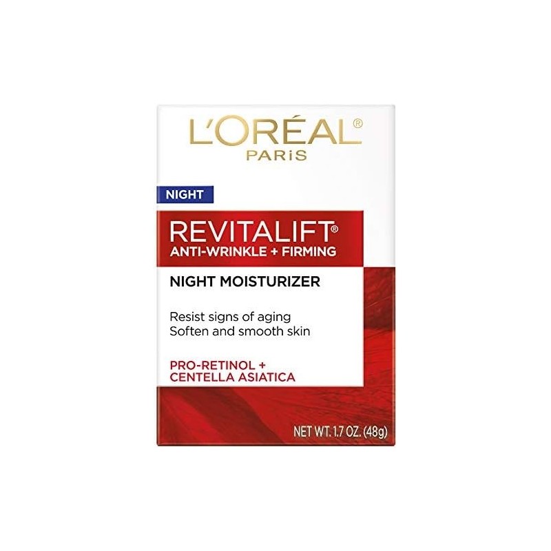 L'Oreal Professional Revitalift Night Anti-Wrinkle And Firming Moisturizer For Unisex, 48 gm