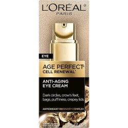 ’Oréal Paris Age Perfect Cell Renewal Anti-Aging Eye Cream, For Dark Circles & Puffiness 0.5 Fl Oz