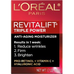 Face Moisturizer by L'Oreal Paris Skincare,Reduced Wrinkles and Firm Skin