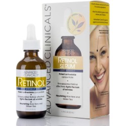 Advanced Clinicals Professional Strength Retinol Serum. Anti-aging, Wrinkle Reducing (1.75oz)