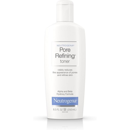 Neutrogena Pore Refining Toner, Alpha and Beta Hydroxy Formula, 8.5 Ounce