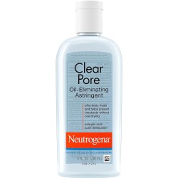 Neutrogena Clear Pore Oil-Eliminating Astringent with Salicylic Acid, Pore Clearing Treatment for Acne-Prone Skin, 8 fl. Oz