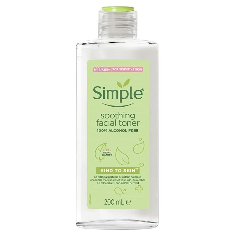 Simple Kind to Skin Facial Toner Soothing 200ml Simple Kind to Skin Facial Toner Soothing 200ml