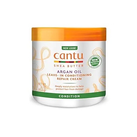 Cantu Leave-In Conditioning Repair Cream with Argan Oil, 16 oz