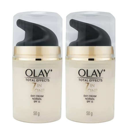 Olay Total Effects 7-in-1 Day Cream Normal, Fast Absorption Anti-Aging Daily Moisturizer with SPF 15, 50g
