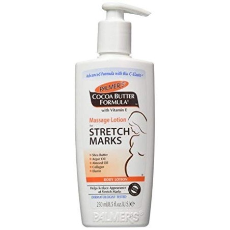 Palmer's Cocoa Butter Formula Massage Lotion for Stretch Marks, Pregnancy Skin Care, Belly Cream with Collagen, 8.5 Ounces
