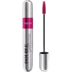 FARMASi Double Lash Extend Mascara, Eyelash Lengthening Applicator,12 ml (Black)