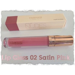 Farmasi Lip Gloss NUDES For All 01 Nude Flirt
