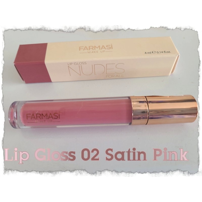 Farmasi Lip Gloss NUDES For All 01 Nude Flirt Farmasi Lip Gloss NUDES For All 01 Nude Flirt