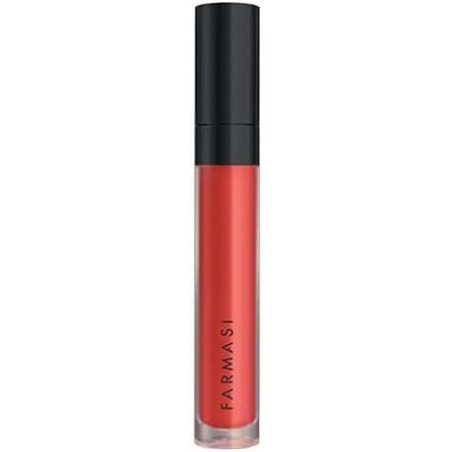 FARMASi Make Up Matte Liquid Lipstick, Lightweight and High Impact, 0.14 fl.oz (Red Flame)