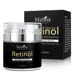 MABOX Retinol Moisturizer Cream, Firming Toning Rejuvenating Face Cream with 2.5% Active Retinol