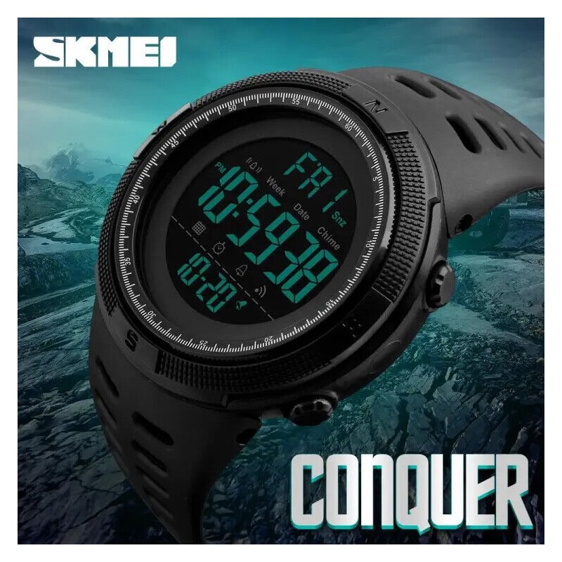 Skmei 1251 Men's digital Military Wristwatch waterproof digital Sports Watch Skmei 1251 Men's digital Military Wristwatch waterproof digital Sports Watch